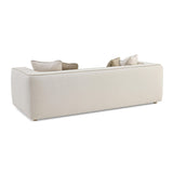 TOV Tristine 96" Cream Contract-Grade Linen Sofa