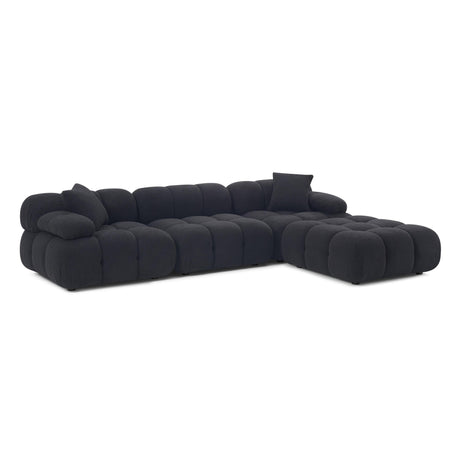 TOV Calliope 4-Piece Performance Vegan Shearling Modular Sectional