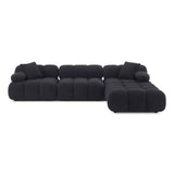 TOV Calliope 4-Piece Performance Vegan Shearling Modular Sectional