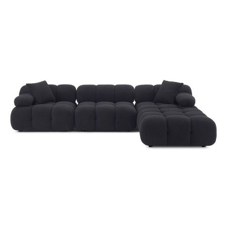 TOV Calliope 4-Piece Performance Vegan Shearling Modular Sectional