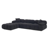 TOV Calliope 4-Piece Performance Vegan Shearling Modular Sectional