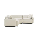 TOV Travie 3-Piece Sand Upcycled Linen Modular L-Sectional