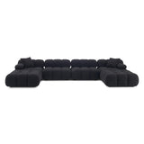 TOV Calliope 6-piece Performance Vegan Shearling Modular U-Sectional