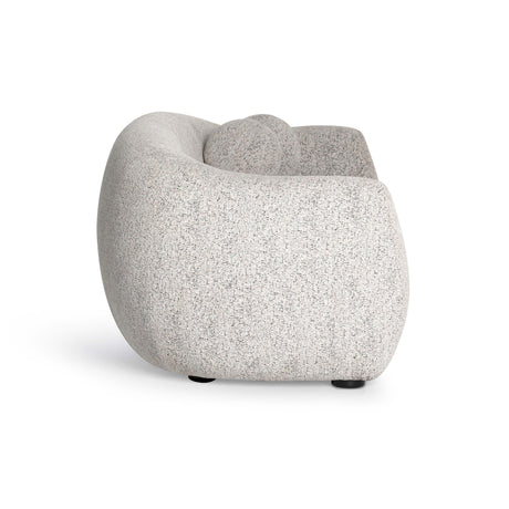 TOV Judy 80" Black and White Woven Performance Fabric Sofa