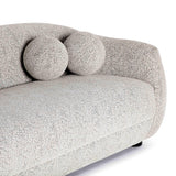 TOV Judy 80" Black and White Woven Performance Fabric Sofa