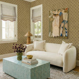 TOV Lou Cream Performance Velvet Loveseat