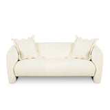TOV Lou Cream Performance Velvet Loveseat