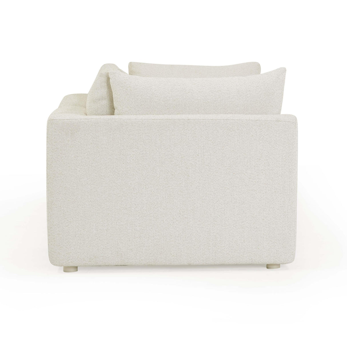 TOV Hangover 81" Cream Performance Fabric Outdoor Modular Loveseat