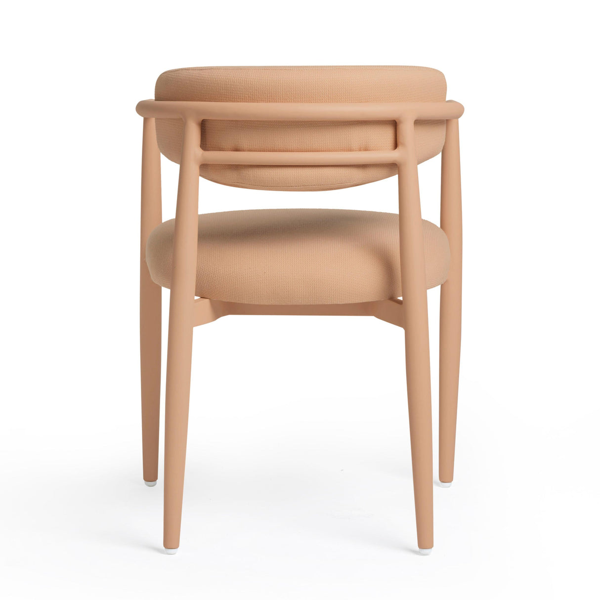 TOV Annika Textured Contract-Grade Fabric Outdoor Dining Arm Chair