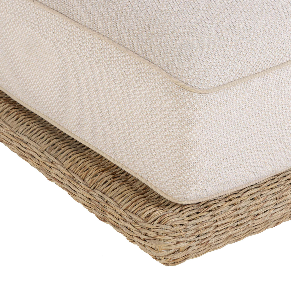 TOV Mora Cream Outdoor Sofa 65"