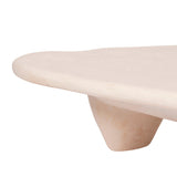 TOV Athen 57" Nude Faux Stone Coffee Table