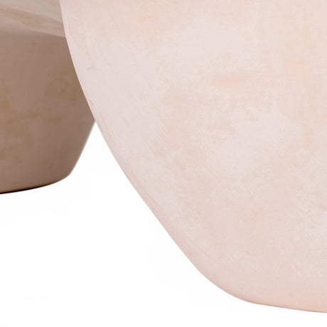 TOV Athen 57" Nude Faux Stone Coffee Table