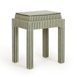 TOV Kora Cotton Jute Contract-Grade Accent Stool