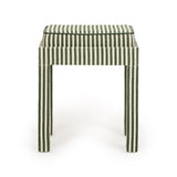 TOV Kora Cotton Jute Contract-Grade Accent Stool