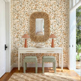 TOV Kora Green Cotton Jute Stool