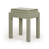TOV Kora Cotton Jute Contract-Grade Accent Stool