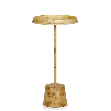 TOV Destin Natural Burl Contract-Grade Side Table