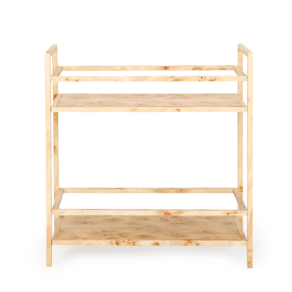 TOV Destin Natural Burl Contract-Grade Bar Cart