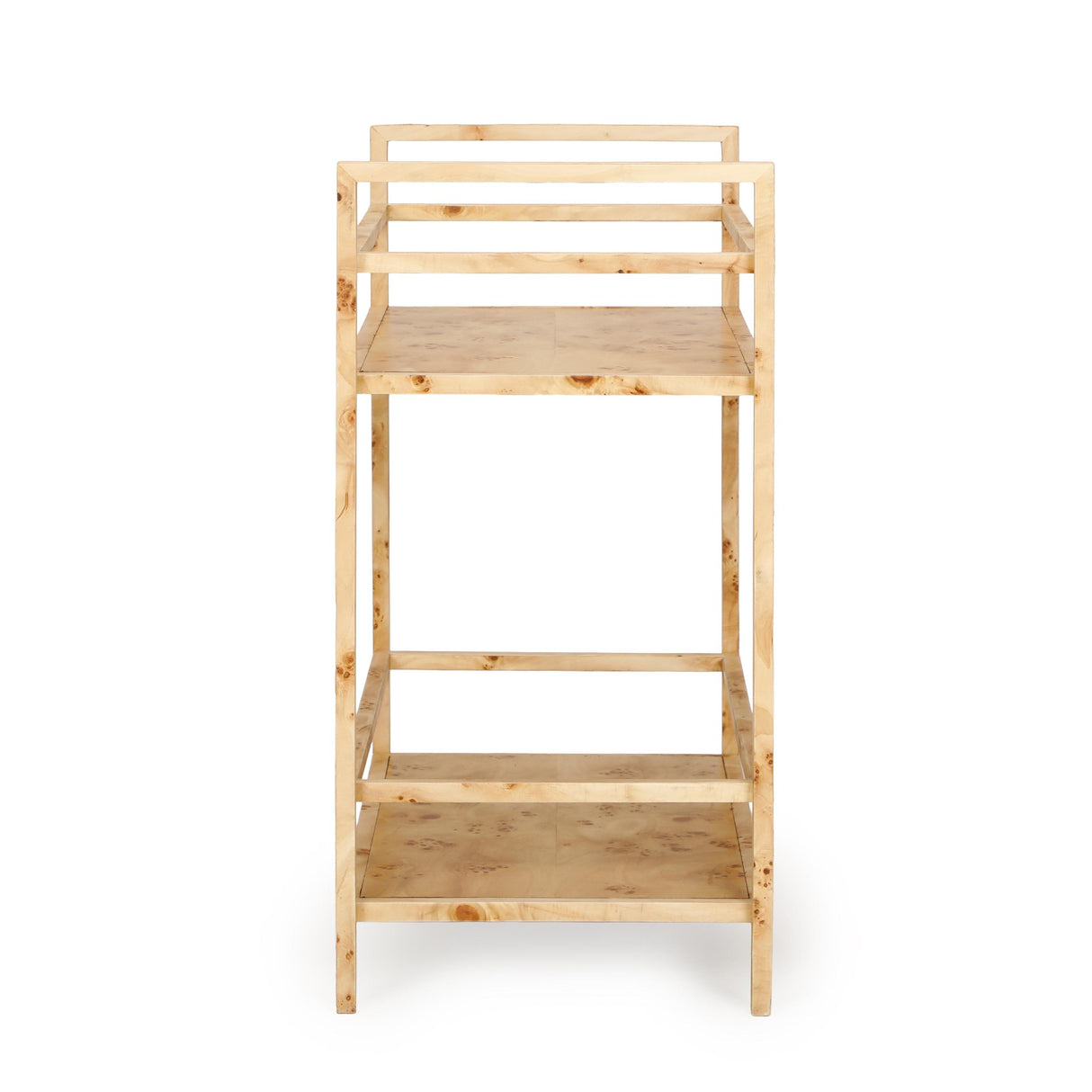 TOV Destin Natural Burl Contract-Grade Bar Cart