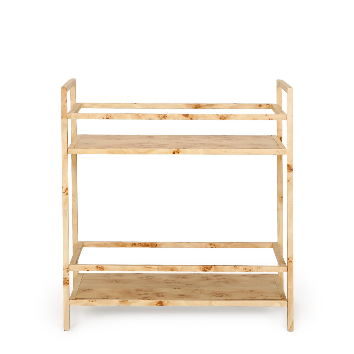 TOV Destin Natural Burl Contract-Grade Bar Cart