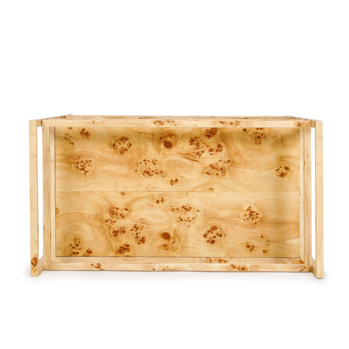 TOV Destin Natural Burl Contract-Grade Bar Cart