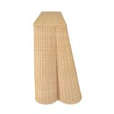 TOV Egan 55" Natural Rattan Console Table