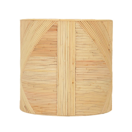 TOV Matea Natural Rattan Cross Side Table