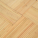 TOV Matea Natural Rattan Cross Side Table