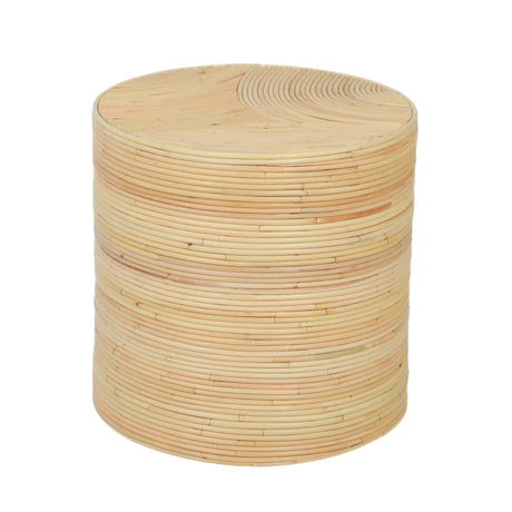 TOV Matea Natural Rattan Arch Side Table