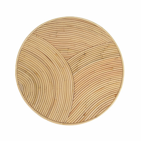 TOV Matea Natural Rattan Arch Side Table