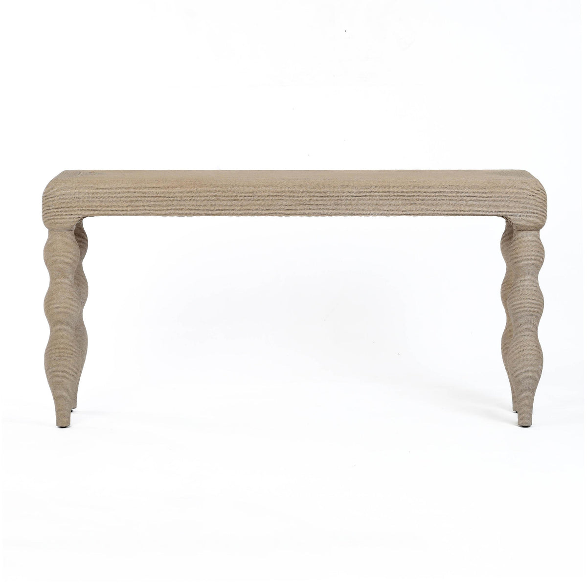 TOV Vicky 68" Natural Woven Seagrass Console Table