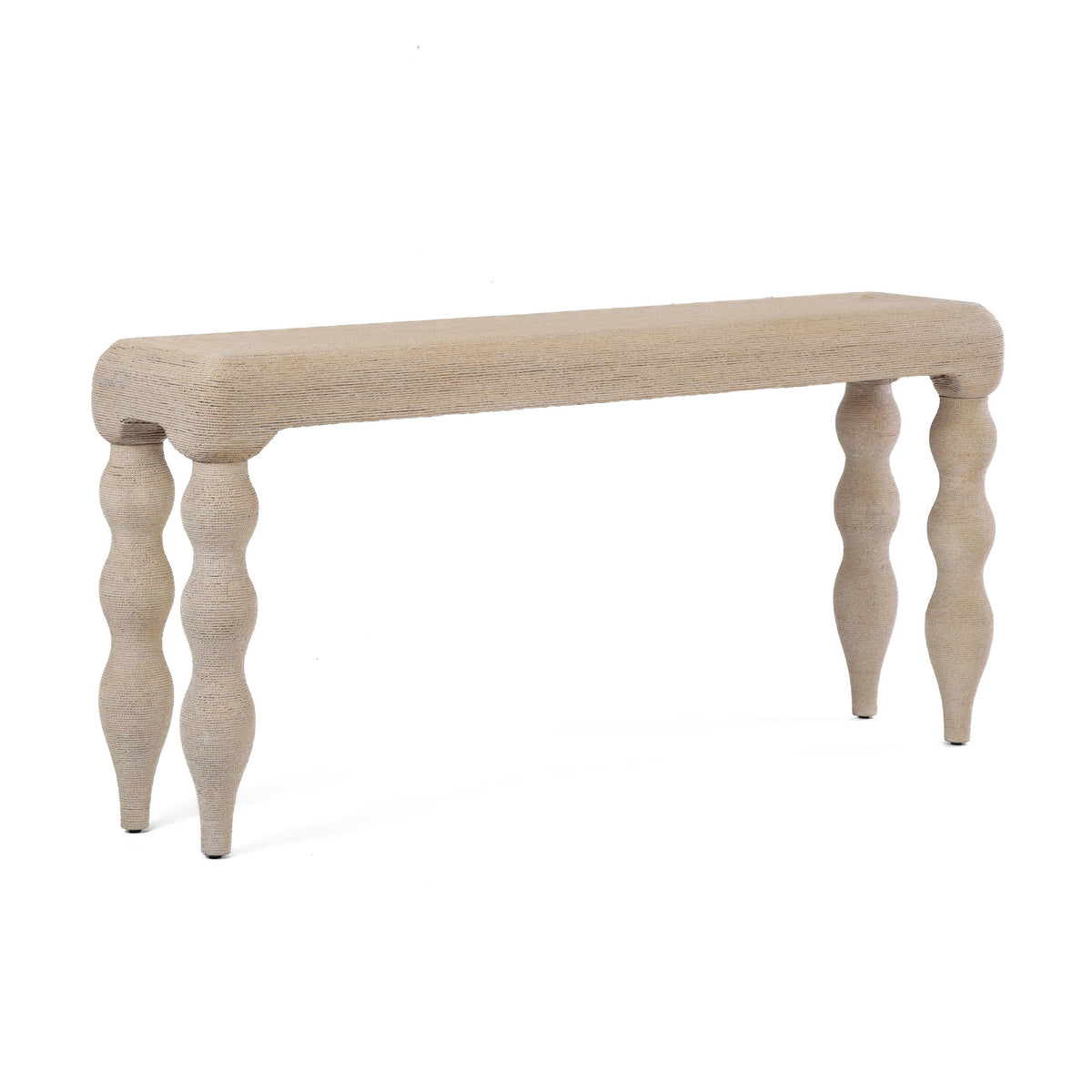 TOV Vicky 68" Natural Woven Seagrass Console Table