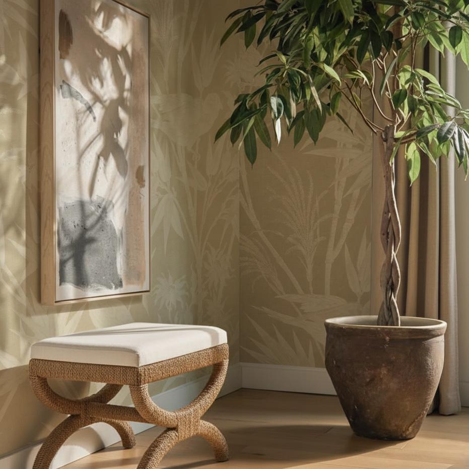 TOV Kappa Natural Seagrass Stool