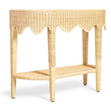 TOV Sally Natural Rattan Console