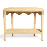 TOV Sally Natural Rattan Console