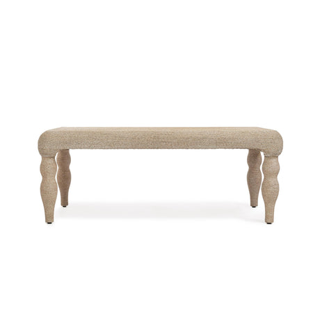 TOV Vicky 49" Natural Woven Seagrass Rectangular Coffee Table