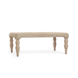TOV Vicky 49" Natural Woven Seagrass Rectangular Coffee Table