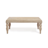 TOV Vicky Natural Woven Seagrass Coffee Table
