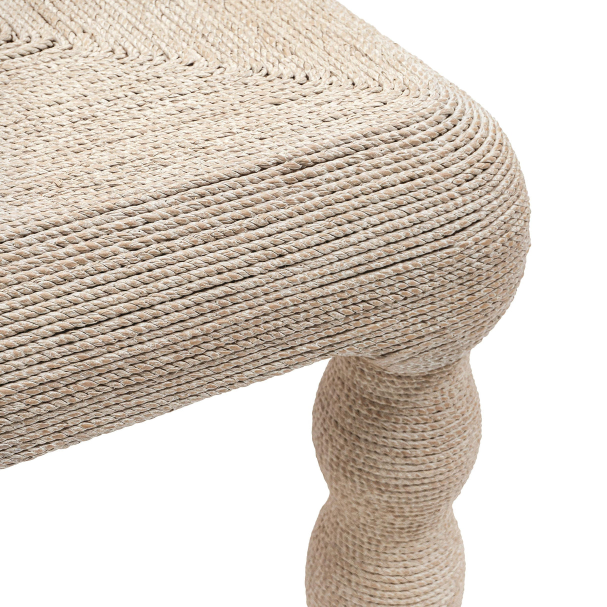 TOV Vicky 49" Natural Woven Seagrass Rectangular Coffee Table