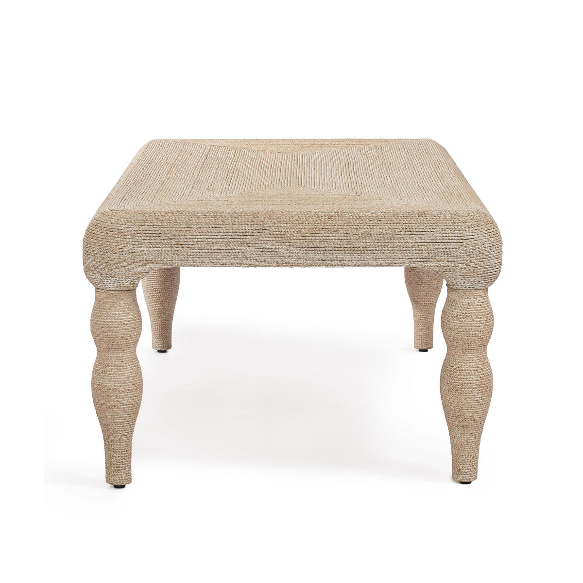 TOV Vicky Natural Woven Seagrass Coffee Table