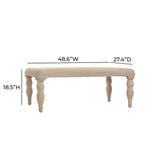 TOV Vicky Natural Woven Seagrass Coffee Table