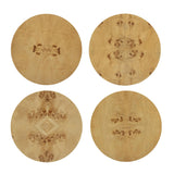 TOV Fig Natural Burl Drum Side Table