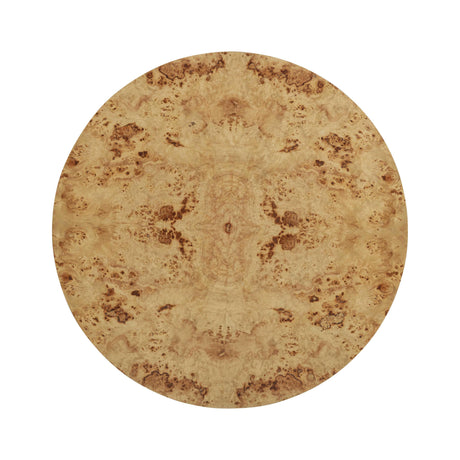 TOV Fig 36" Natural Burl Drum Round Coffee Table