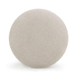 TOV Pucker Warm Grey Boucle Ottoman