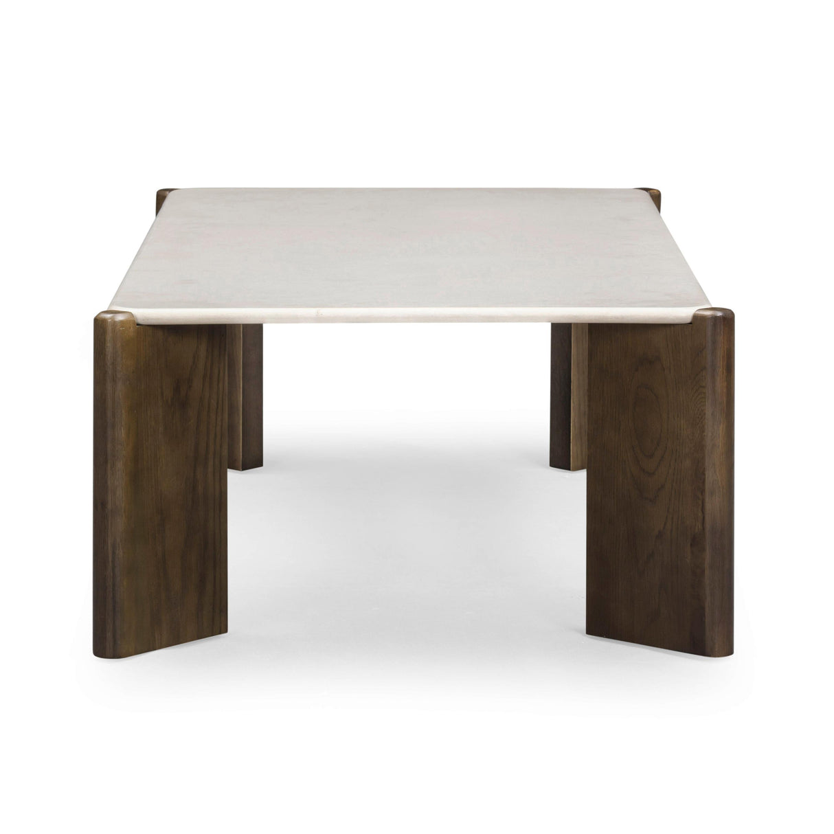 TOV Restis 52" Cream Quartz Rectangular Coffee Table