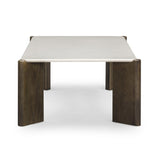 TOV Restis Cream Quartz Rectangular Coffee Table