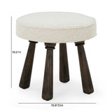 TOV Pookie Performance Boucle Accent Stool