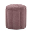 TOV Fleur Textured Performance Velvet Storage Ottoman