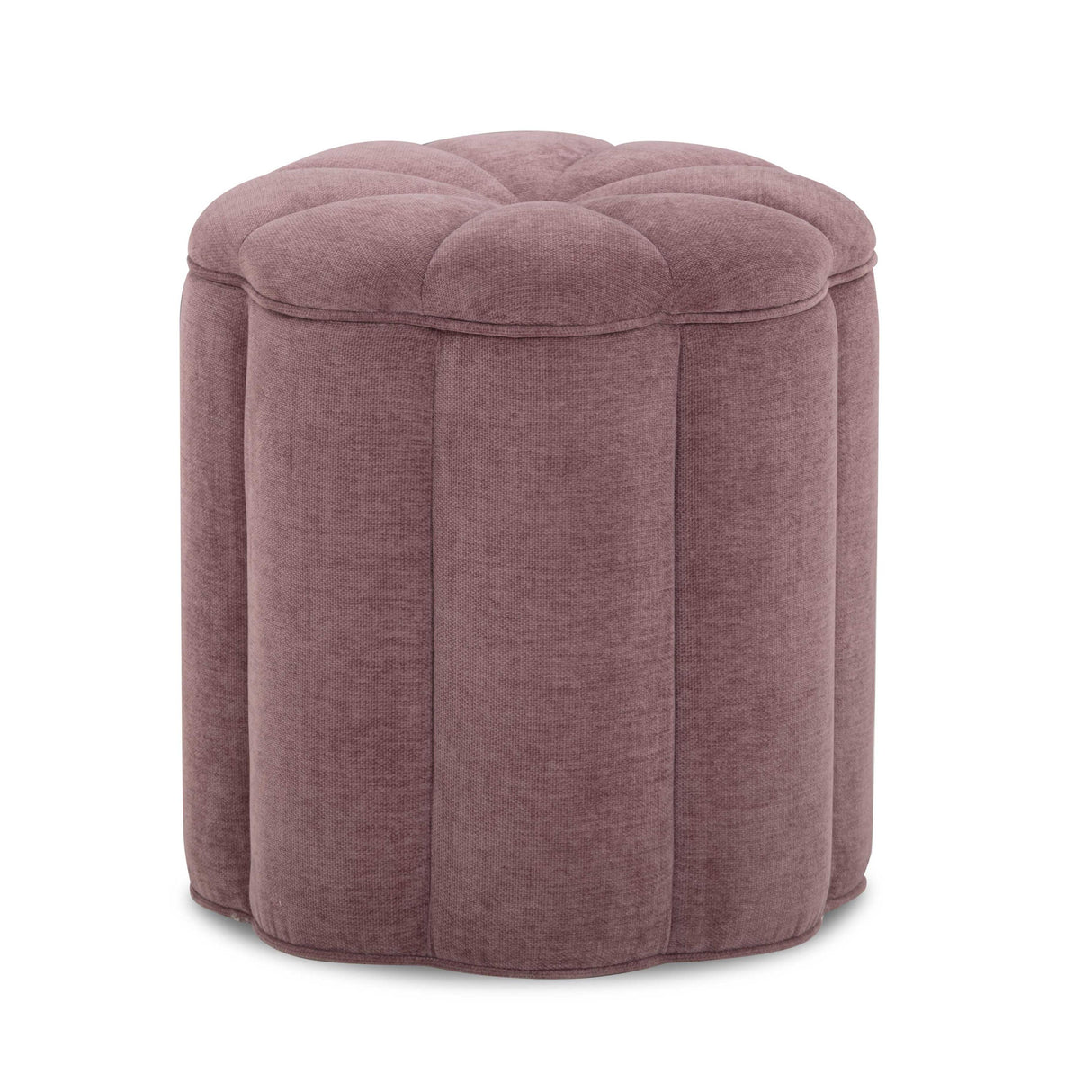 TOV Fleur Textured Performance Velvet Storage Ottoman