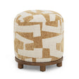 TOV Bisou Performance Jacquard Ottoman